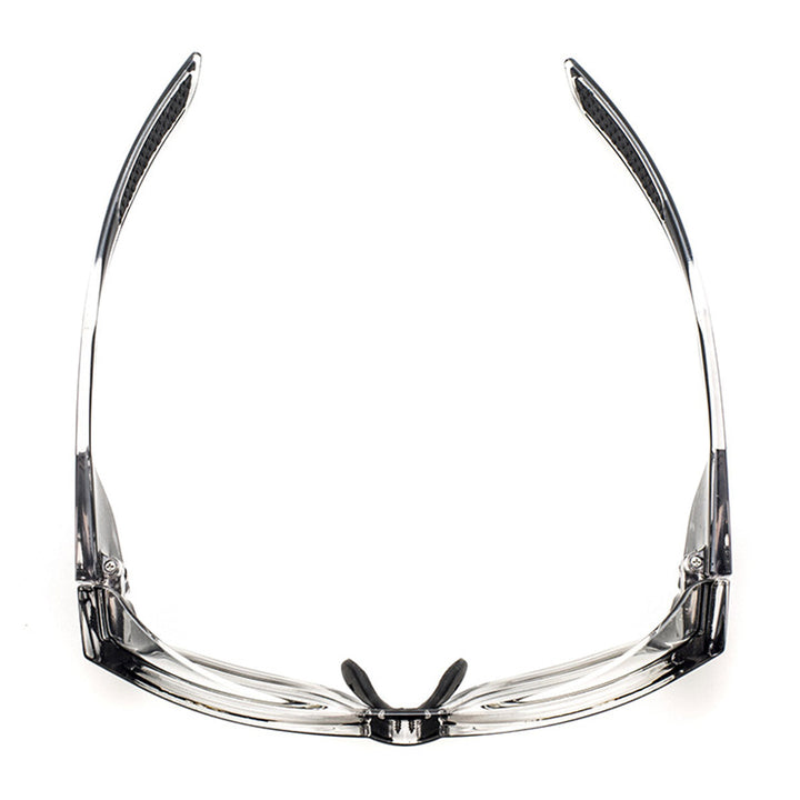 Hipster lead glasses black top view - safeloox