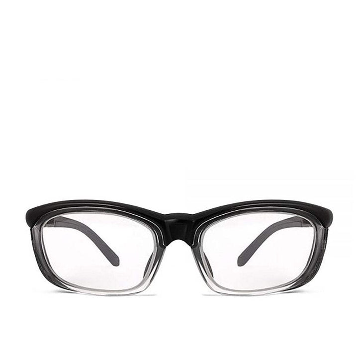 Blaze lead glasses in black front view - safeloox