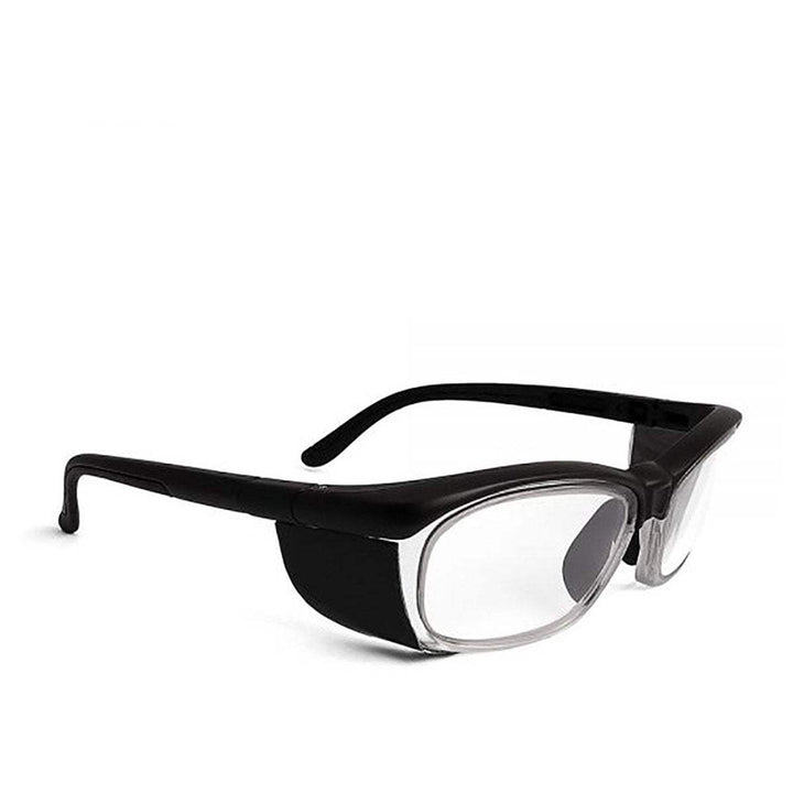 Blaze lead glasses in black side view - safeloox