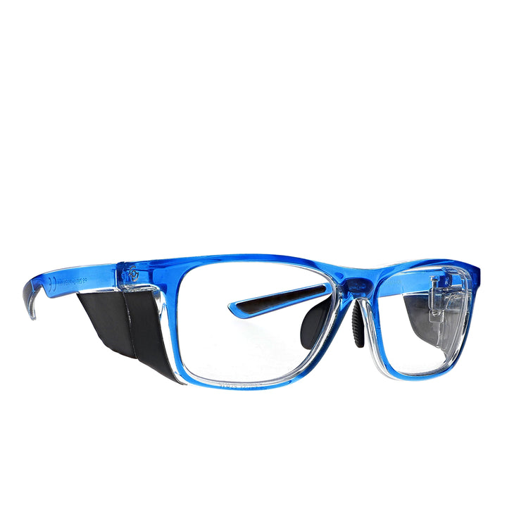 Hipster lead glasses blue side angle from safeloox