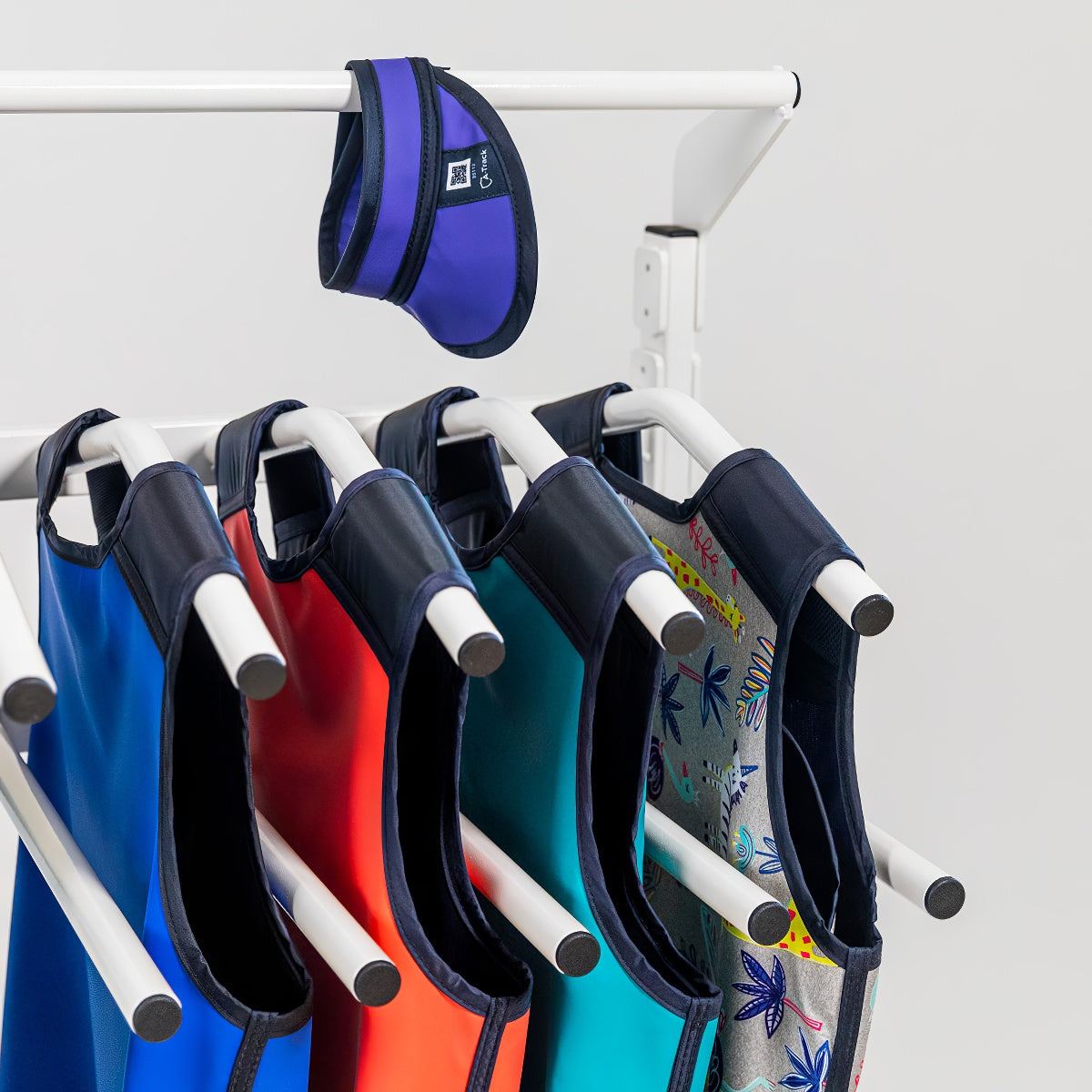 Apron Display Racks Lead Apron Racks | Storage for Radiation Protection Apparel | Safeloox