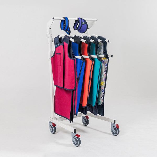 Mobile Lead Apron Rack for 5 aprons