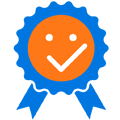 Happiness Guarantee badge