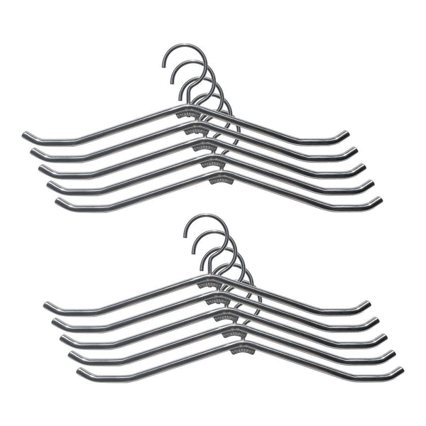 Stainless Steel Apron Hanger - 2 Sets of 5