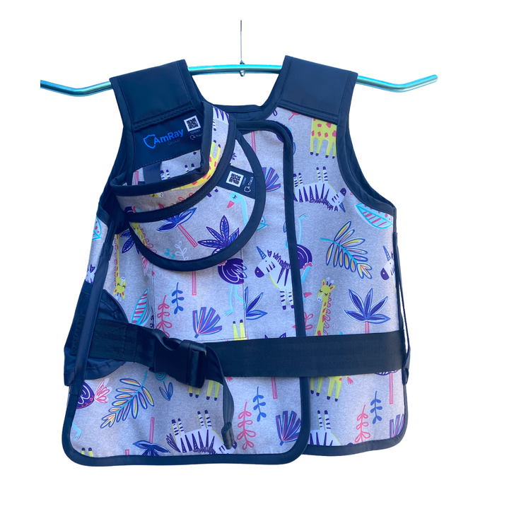 Tailor-fit lead apron vest and collar