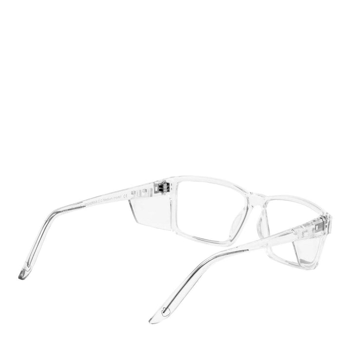 Twister Safety Eyewear in clear rear view - safeloox