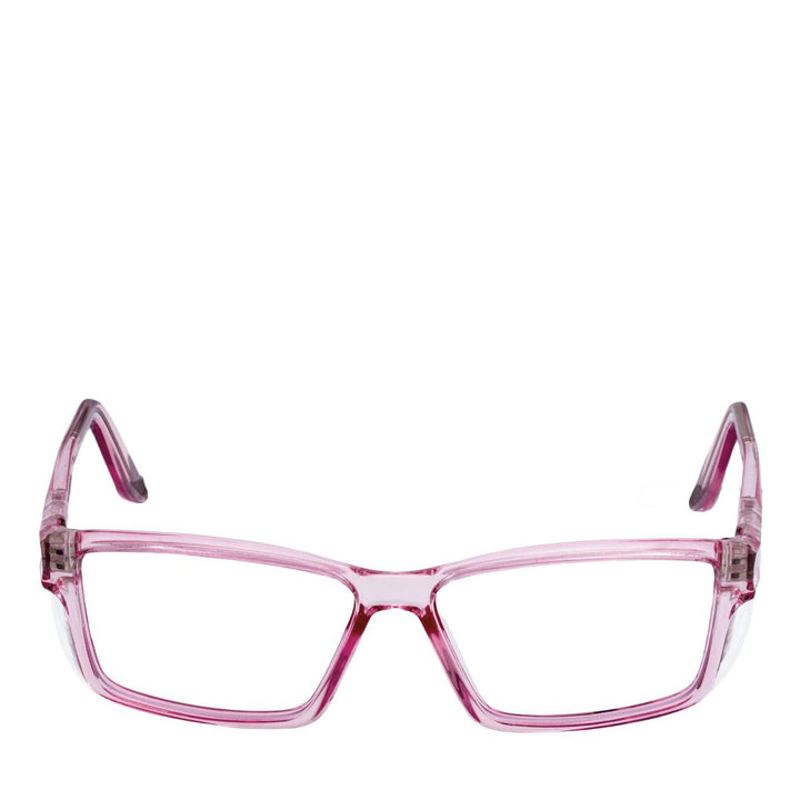 Twister Safety Eyewear in pink front view - safeloox