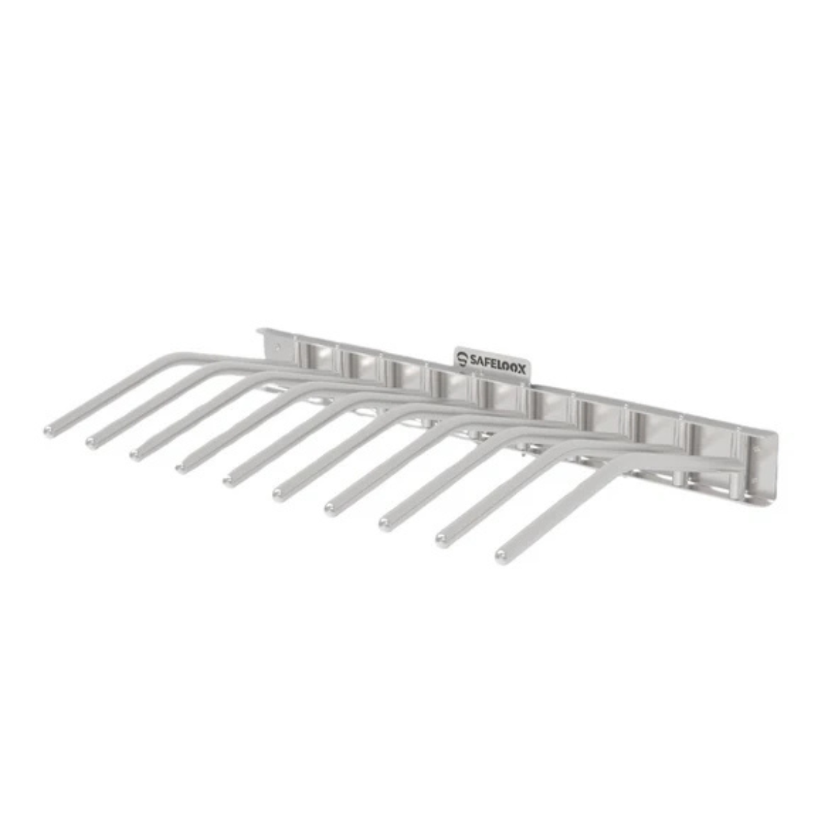 Buy Stainless Steel Wall-Mounted Swivel Apron Rack for 10 One-Piece ...