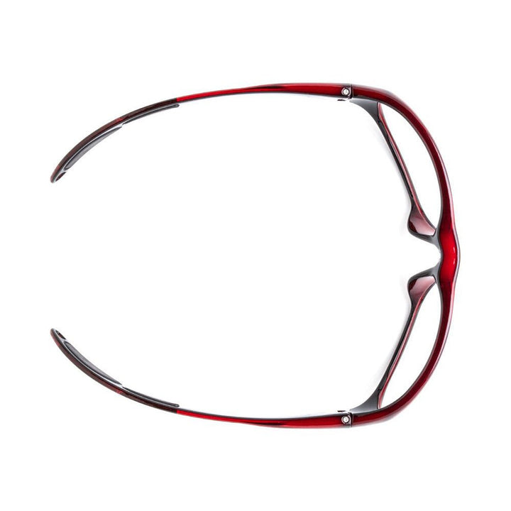 Model 208 lead glasses in red top view - safeloox