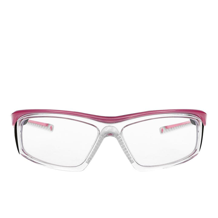 Astra lead glasses in pink front view - safeloox