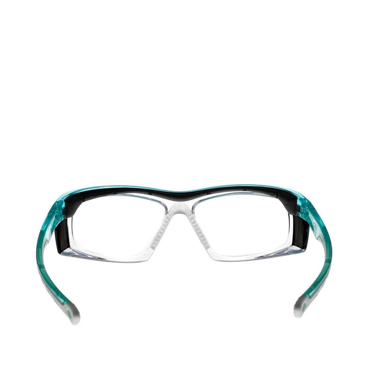 Astra lead glasses in teal rear view - safeloox