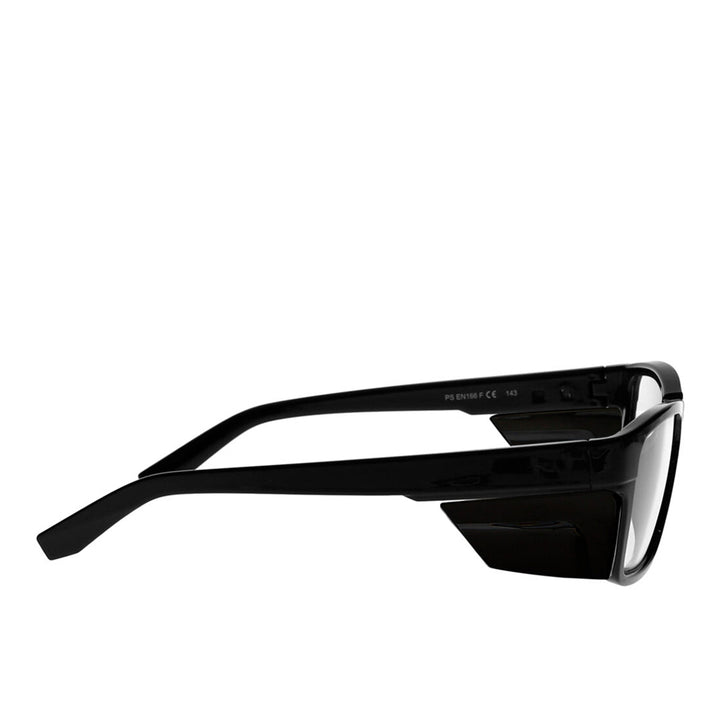 Dash lead glasses in black side view - safeloox
