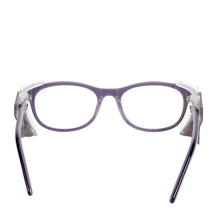 Gala lead glasses black purple rear view - safeloox