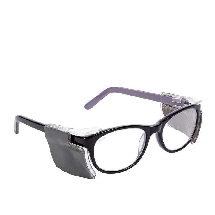 Gala lead glasses black purple side view - safeloox