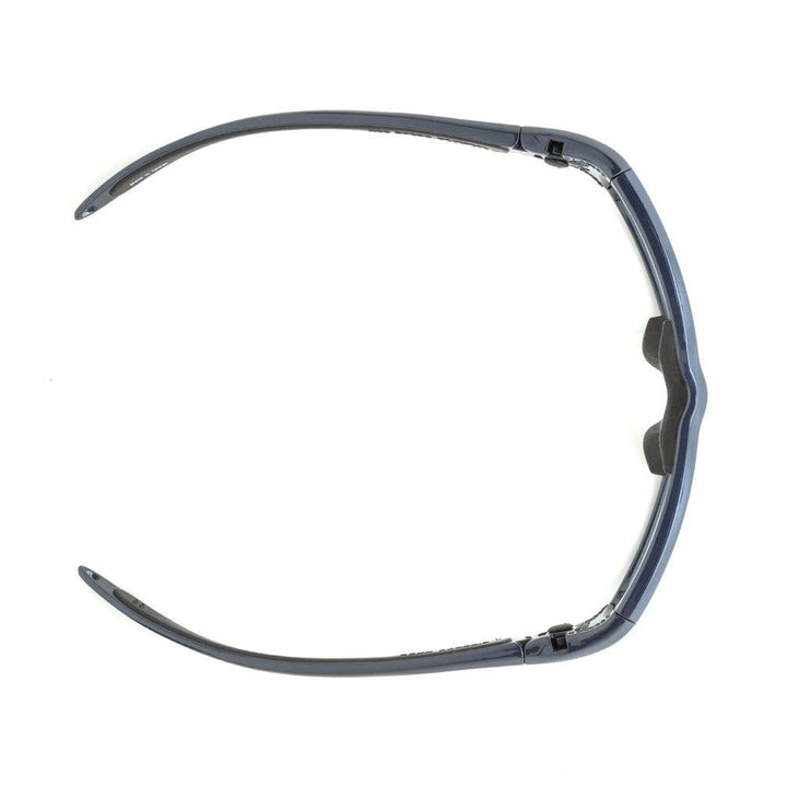 Maxx medium lead glasses in blue top view - safeloox