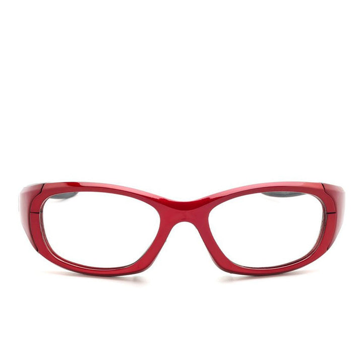 Maxx small lead glasses in red front view - safeloox