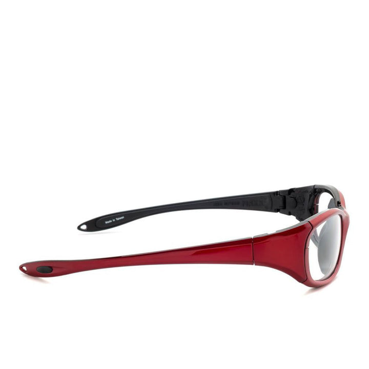 Maxx small lead glasses in red side view - safeloox