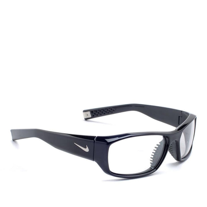 Nike Brazen lead glasses in shiny black side view - safeloox
