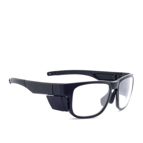 Panther lead glasses in black side view - safeloox