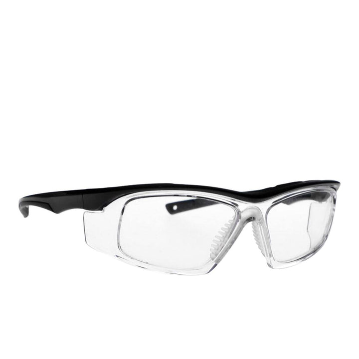 Astra Splash Glasses in black side view - safeloox