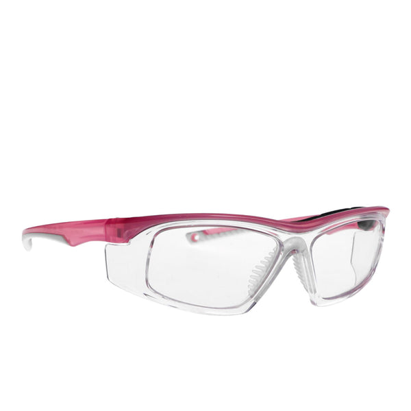 Astra Splash Glasses in pink side view - safeloox