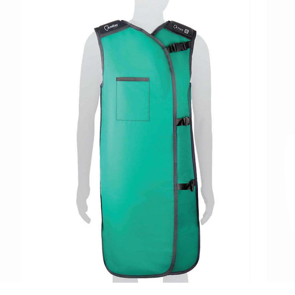 Coat Wraparound Lead Apron Front View - Deutsch Medical