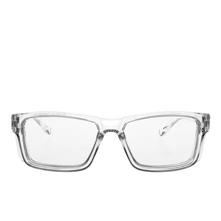 Dash splash safety glasses clear front view - safeloox