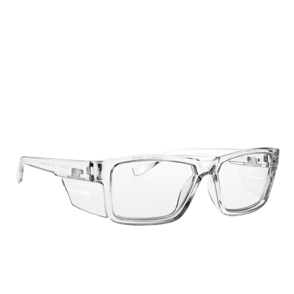 Dash splash safety glasses clear side view - safeloox