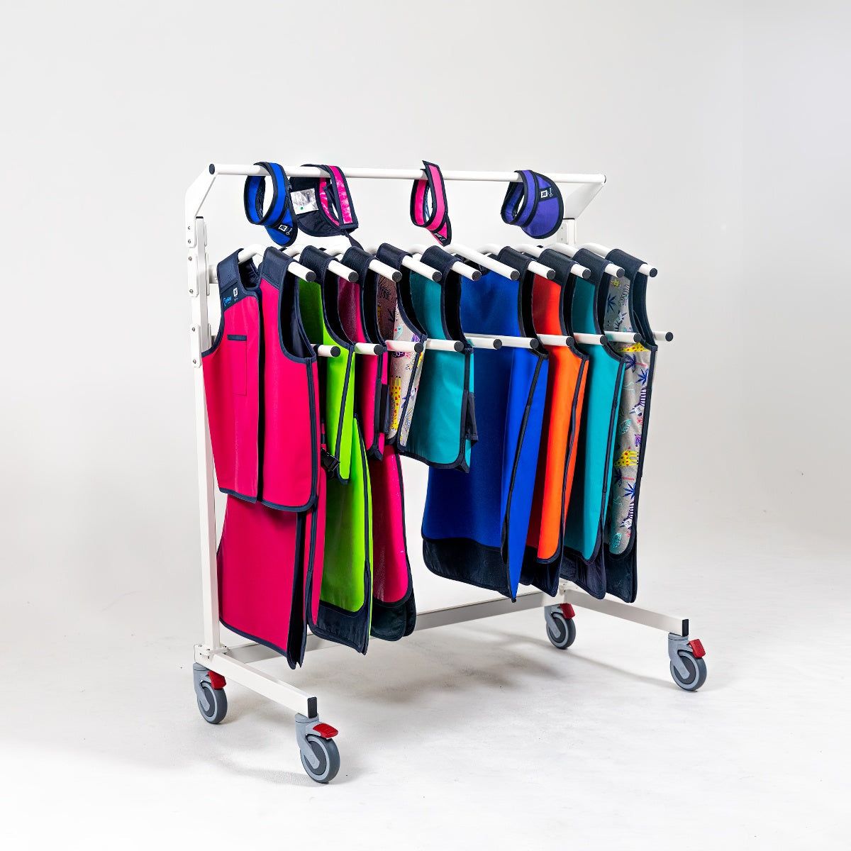 Buy Mobile Lead Apron Rack for 10 Tops & Skirts. Efficient & Easy ...