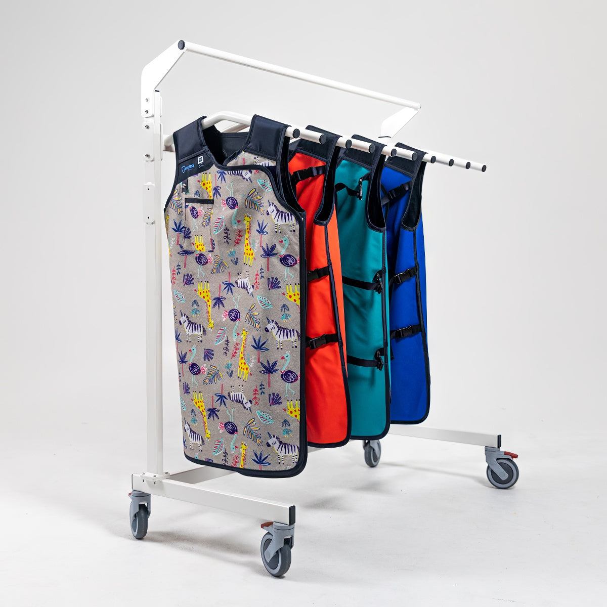 Buy Mobile Lead Apron Rack for 10 One-Piece Aprons. Efficient & Easy ...