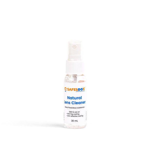 natural lens cleaner for safety glasses from Safeloox
