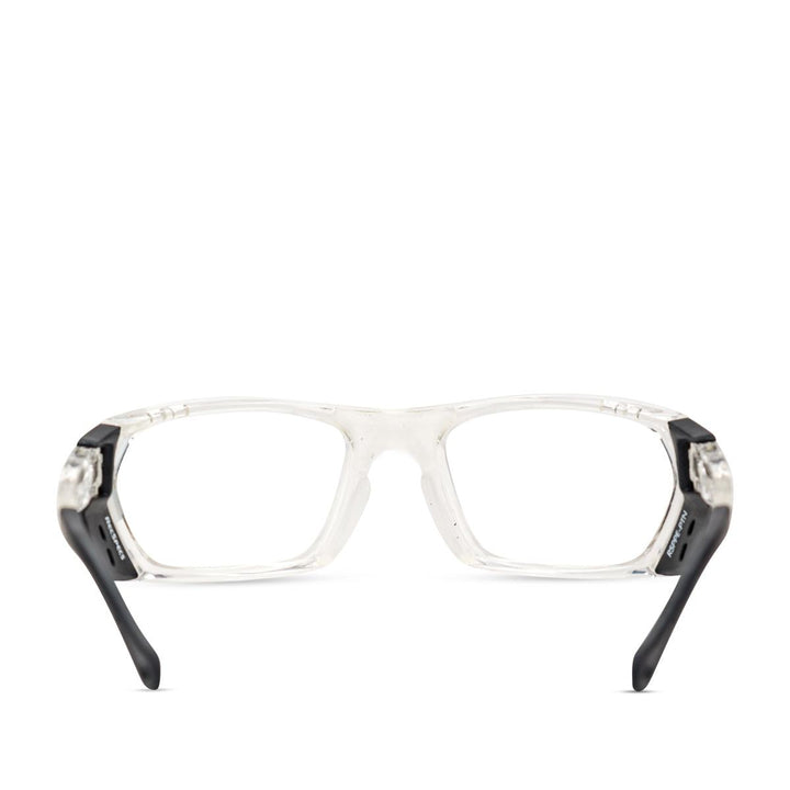 Panton Splash Safety Glasses Black Rear View - Safeloox