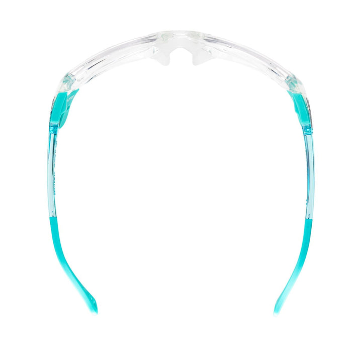 Panton Splash Safety Glasses Teal Top View - Safeloox