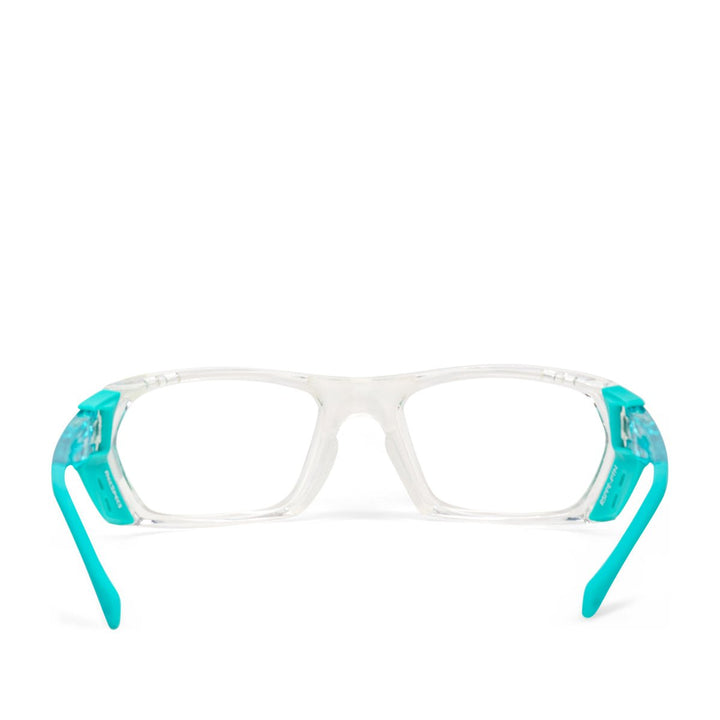 Panton Splash Safety Glasses Teal Rear View - Safeloox