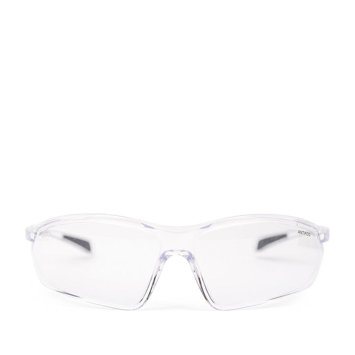 Skyline Splash Safety Glasses front view in clear - safeloox