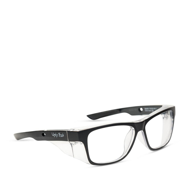 Sparkie lead glasses in black side view - safeloox