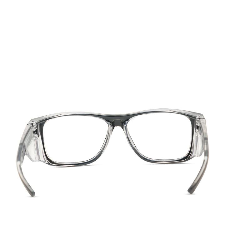 Sparkie Splash Safety Glasses in black rear - safeloox