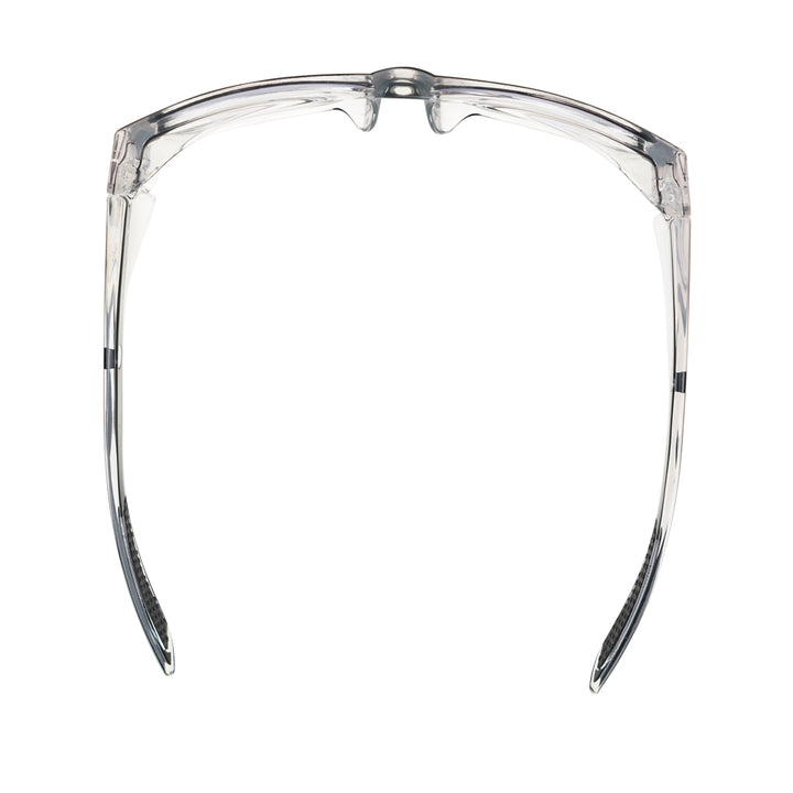 Sparkie Splash Safety Glasses in black top view - safeloox