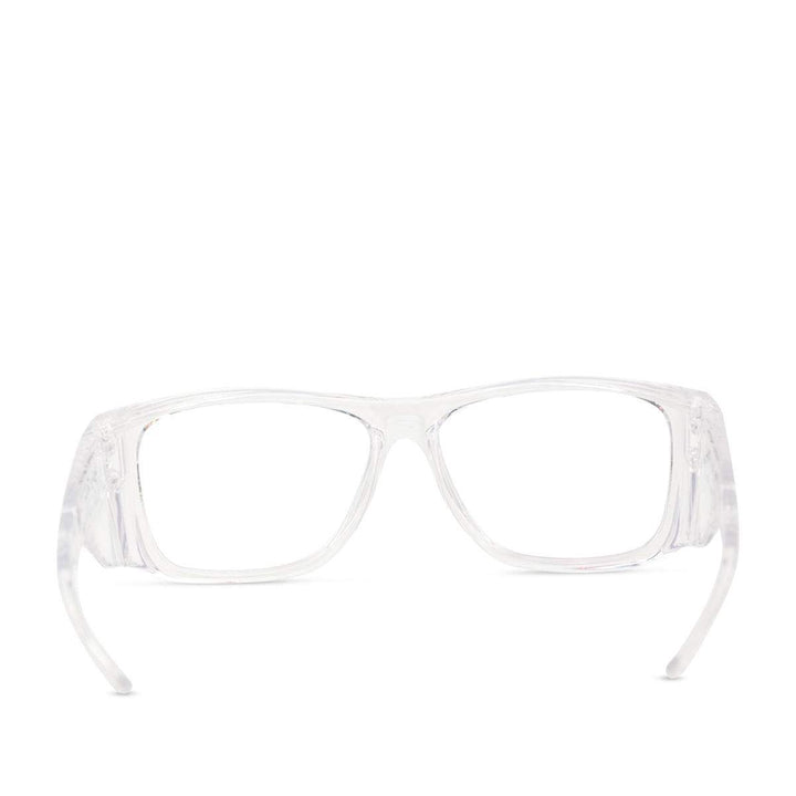 Sparkie Splash Safety Glasses in clear rear view from safeloox