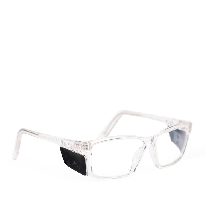 Twister lead glasses in clear side view from safeloox